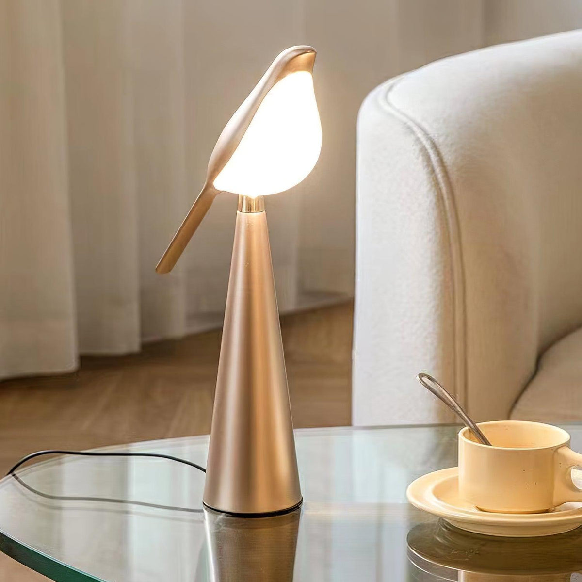 Selenaine lámpara de mesa moderna