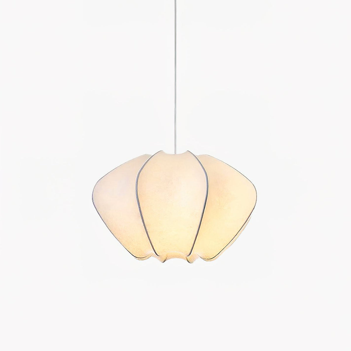 Pithos lámpara colgante elegante de seda