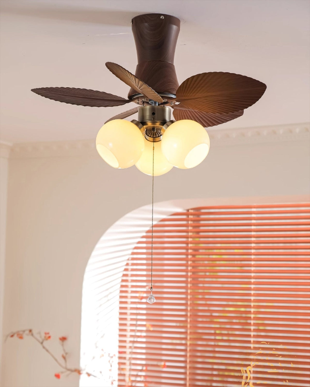 Malibu ventilador de techo con luz