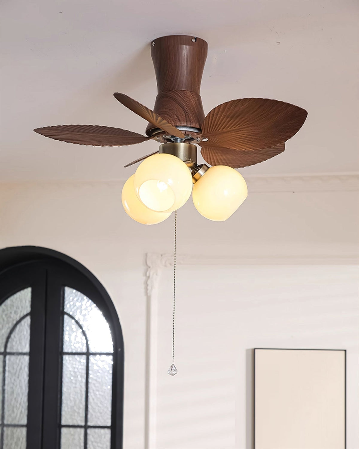 Malibu ventilador de techo con luz