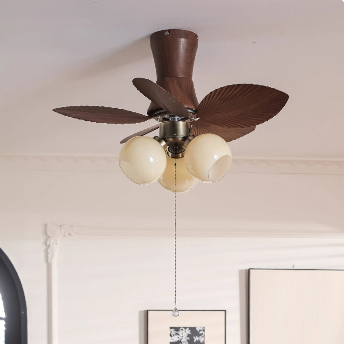 Malibu ventilador de techo con luz