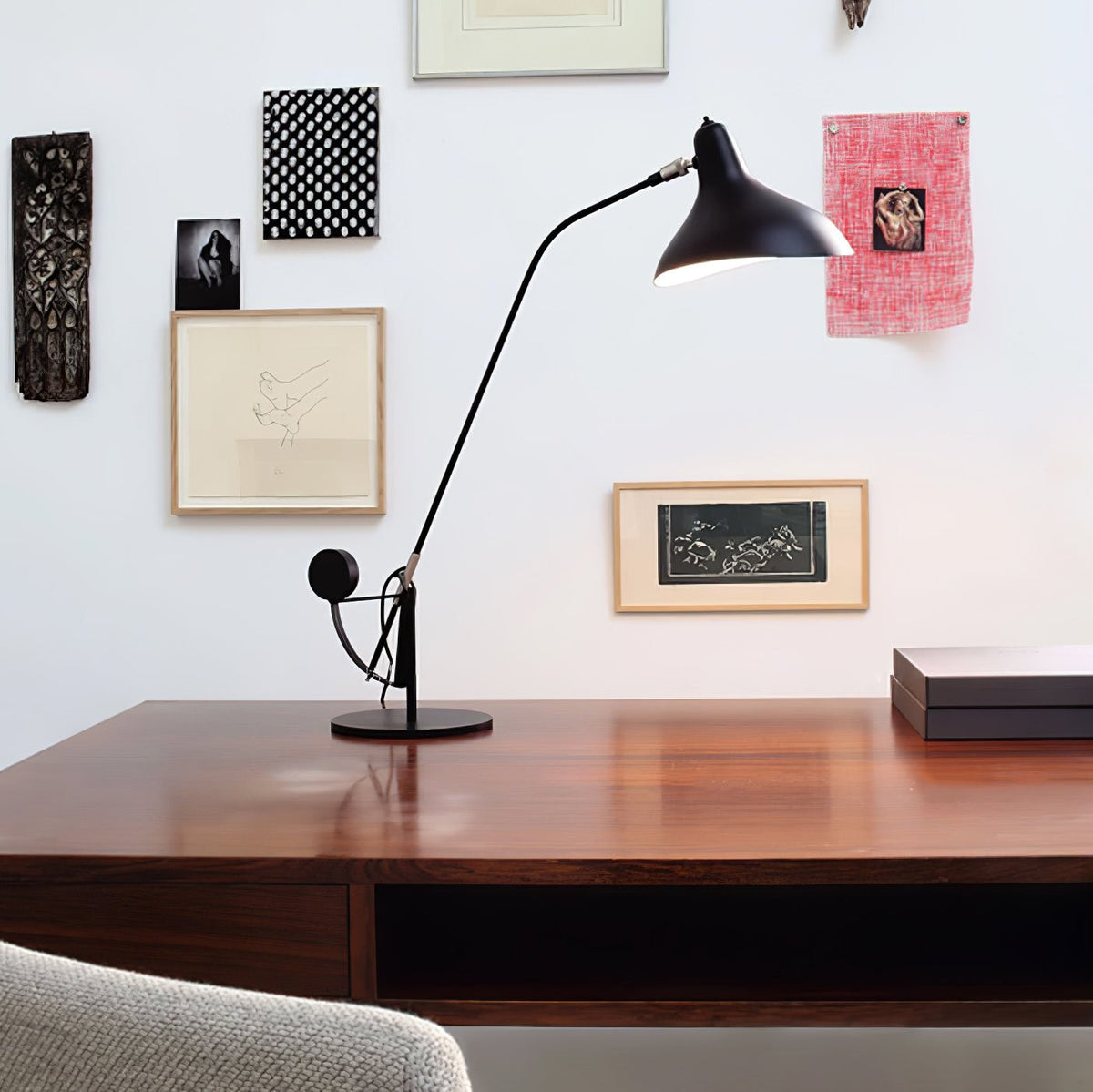 Sfera lámpara de mesa industrial