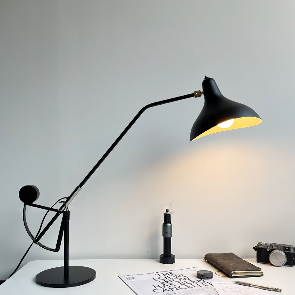Sfera lámpara de mesa industrial