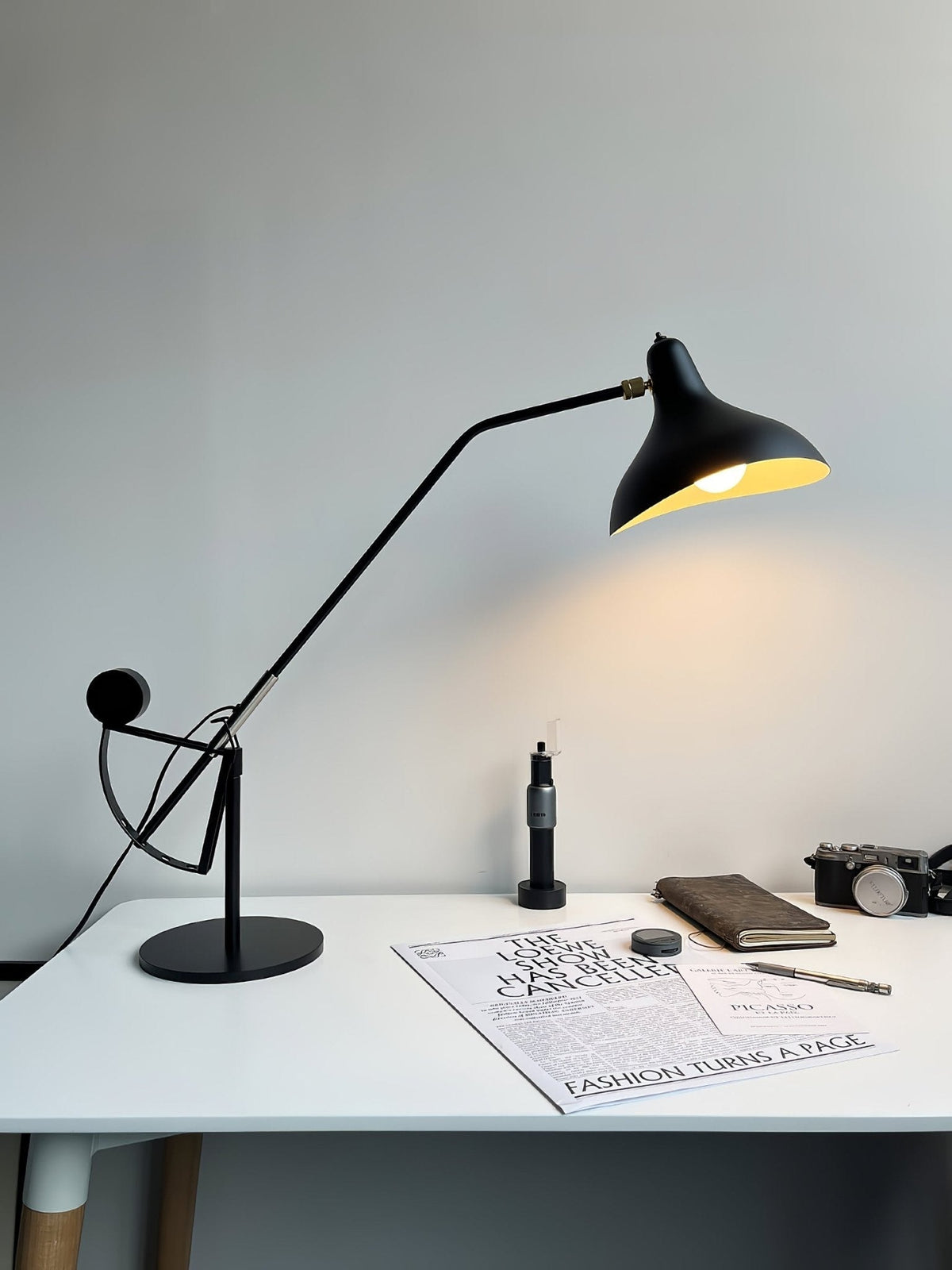 Sfera lámpara de mesa industrial