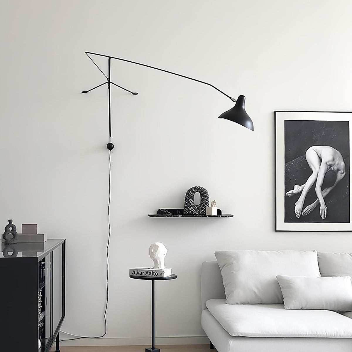 Ivsolarae aplique de pared moderno y minimalista