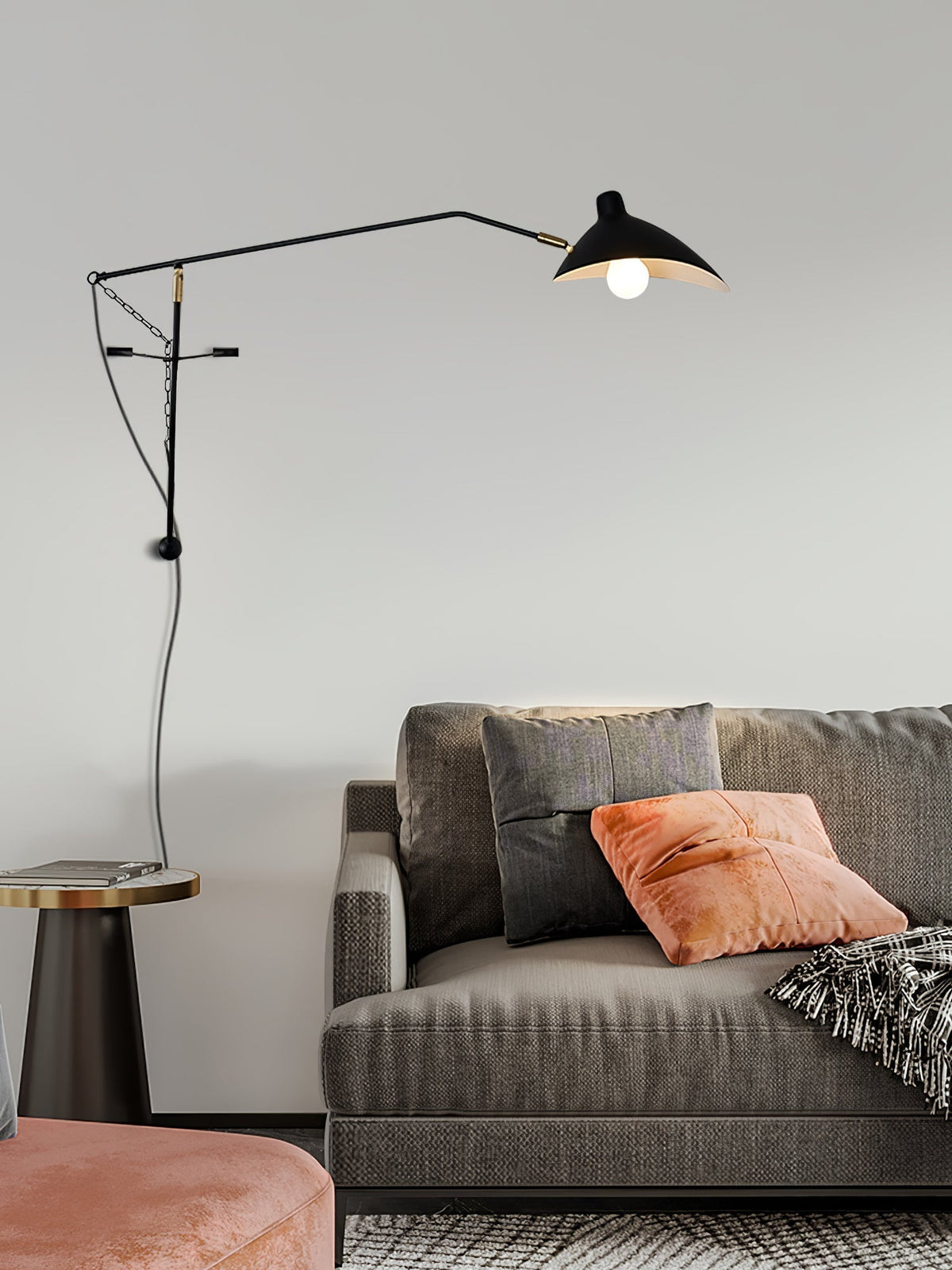 Ivsolarae aplique de pared moderno y minimalista