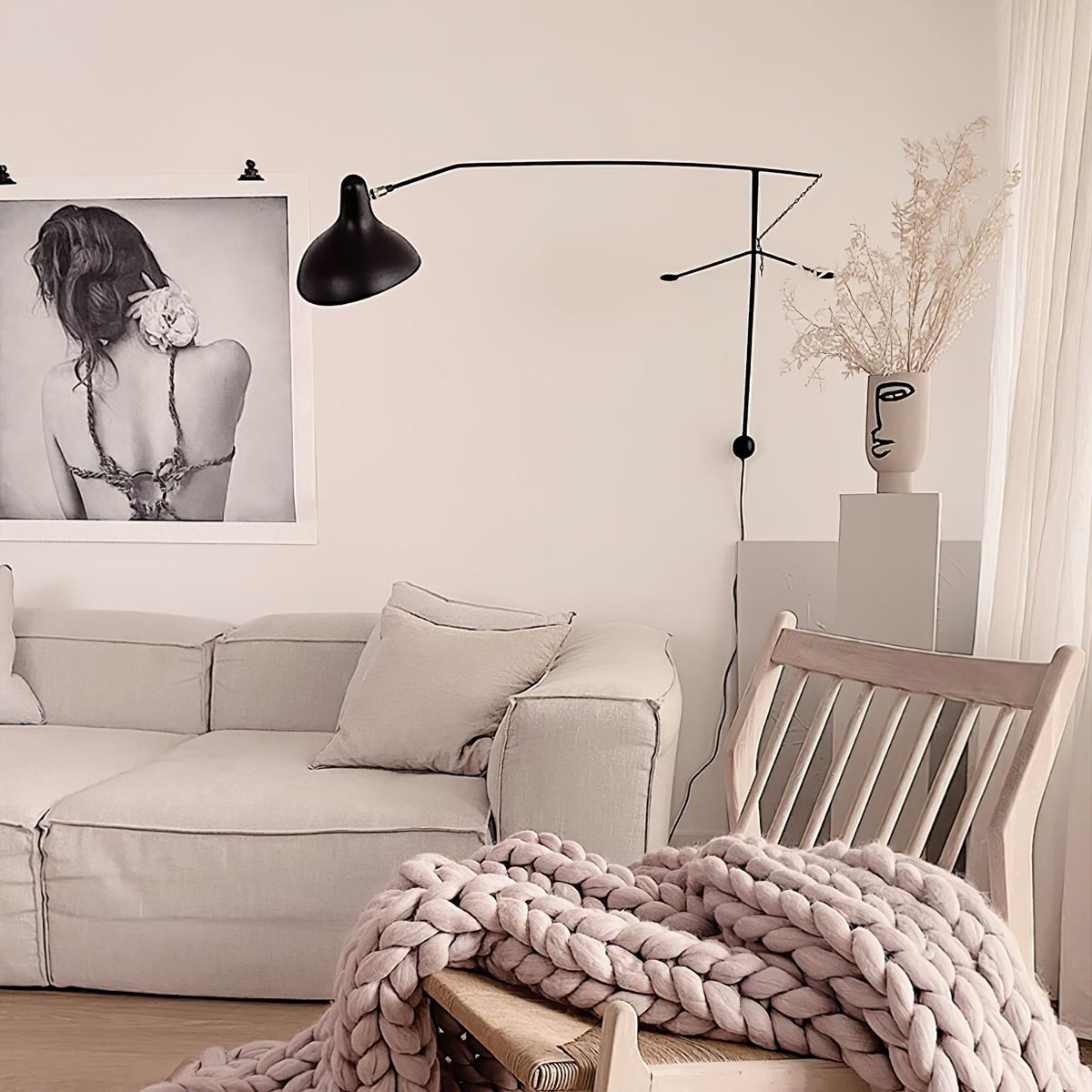 Ivsolarae aplique de pared moderno y minimalista
