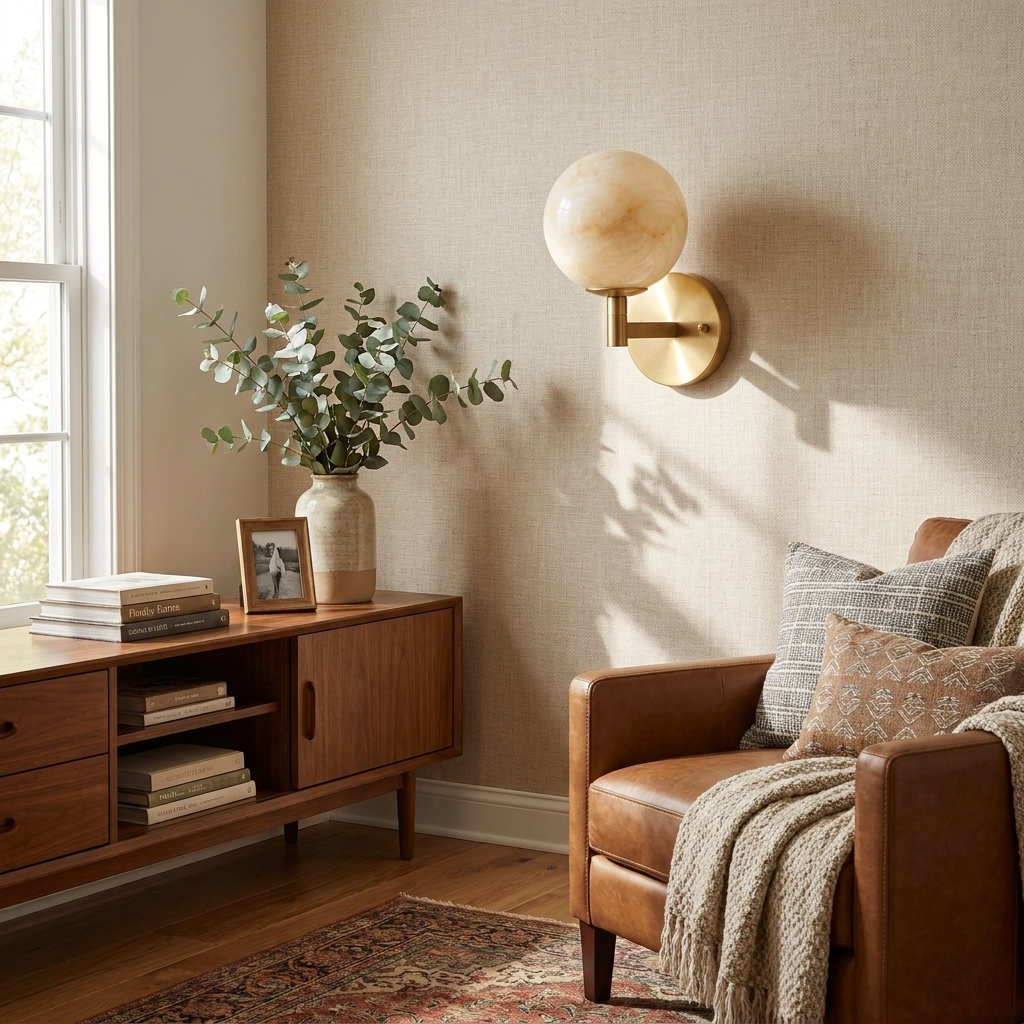 Ravelmere Aplique de pared de alabastro