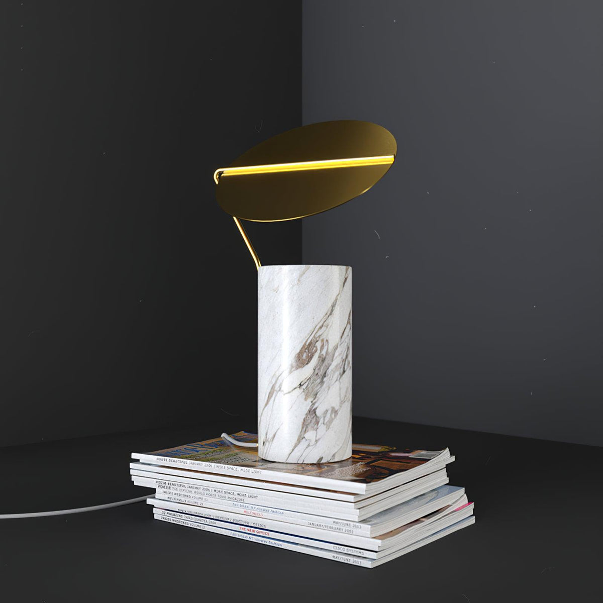 Lumos lámpara de mesa de mármol