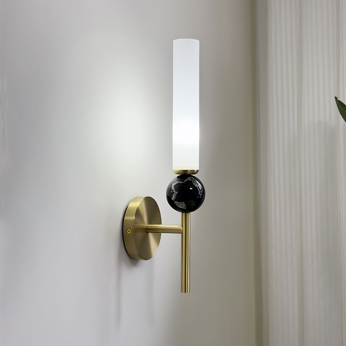 Dulane aplique de pared moderno minimalista vertical de mármol
