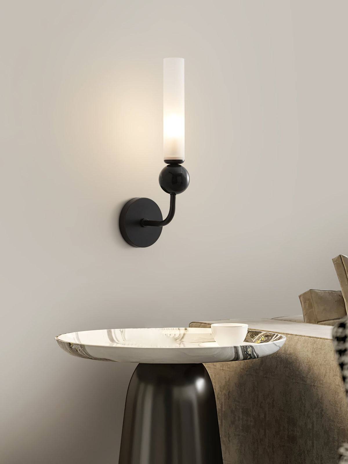 Dulane aplique de pared moderno minimalista vertical de mármol