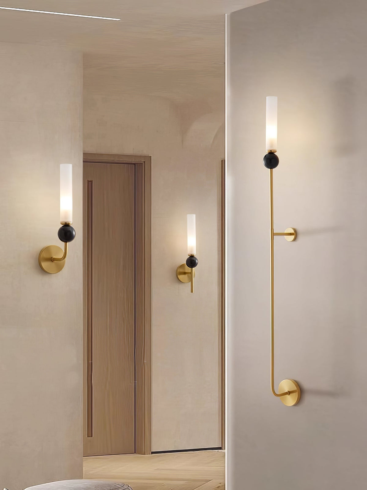 Dulane aplique de pared moderno minimalista vertical de mármol
