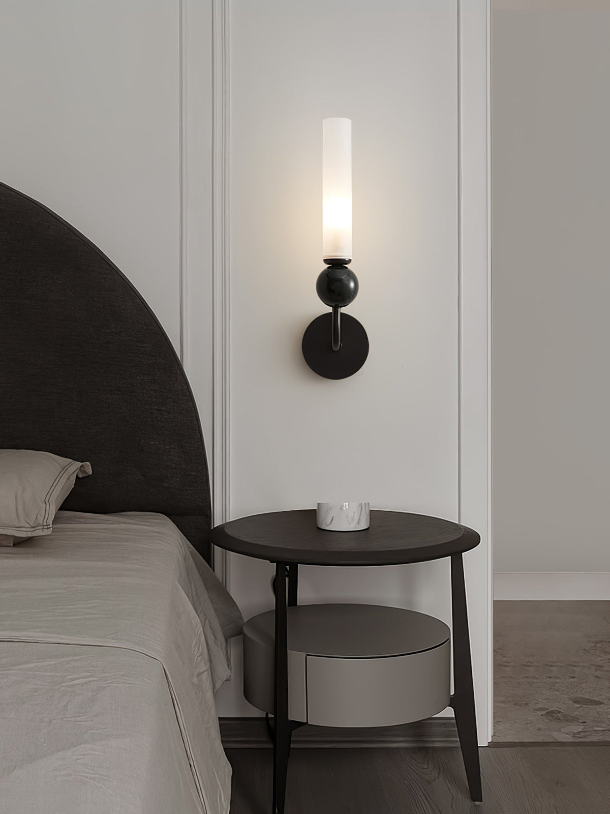 Dulane aplique de pared moderno minimalista vertical de mármol