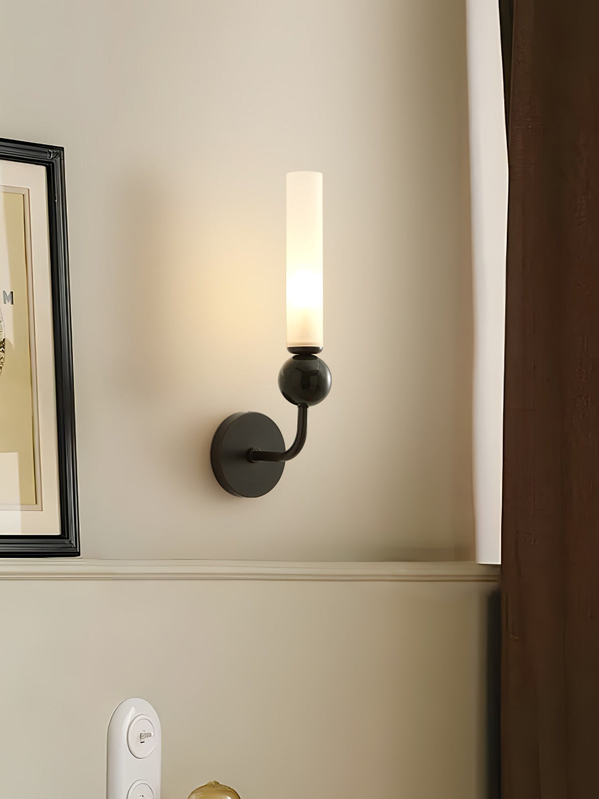 Dulane aplique de pared moderno minimalista vertical de mármol