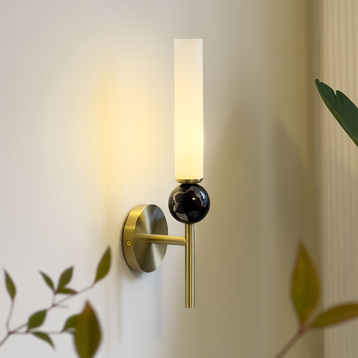 Dulane aplique de pared moderno minimalista vertical de mármol
