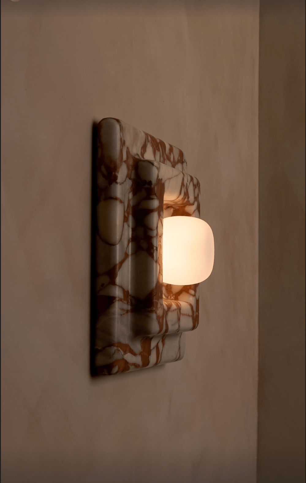 Ziv aplique de pared de mármol
