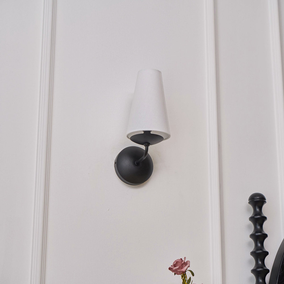 Avraee Aplique de pared Latón Tela Moderno Minimalista