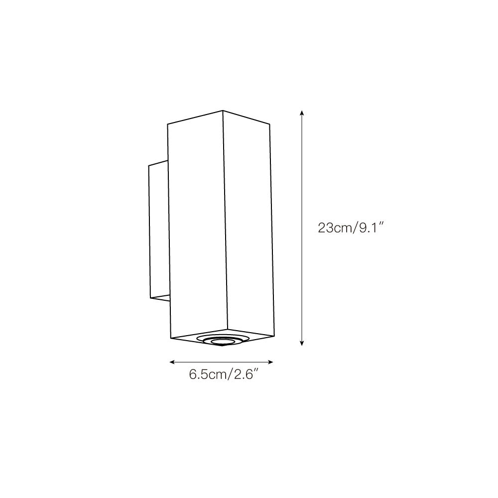Norenina aplique de pared travertino