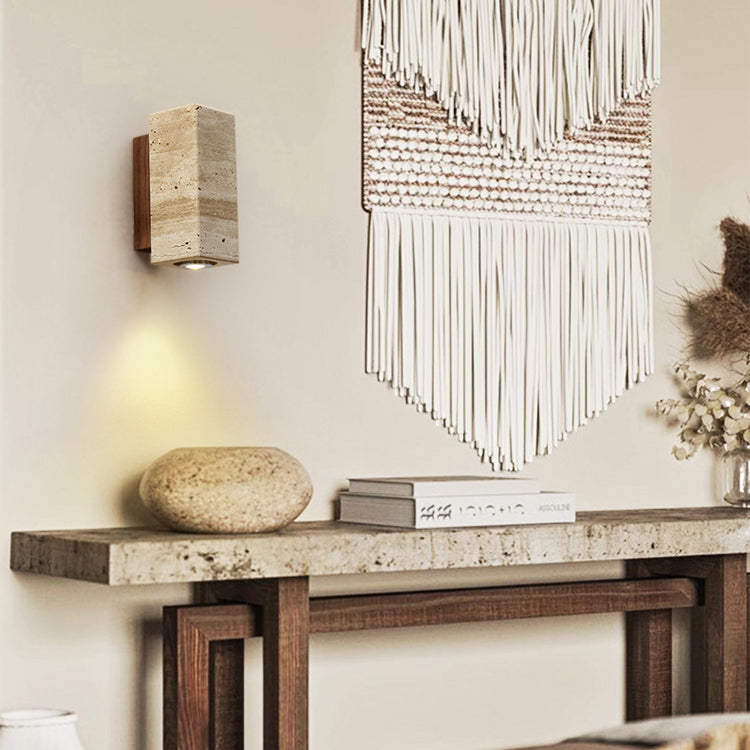 Norenina aplique de pared travertino