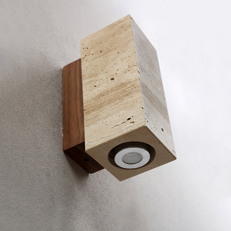 Norenina aplique de pared travertino
