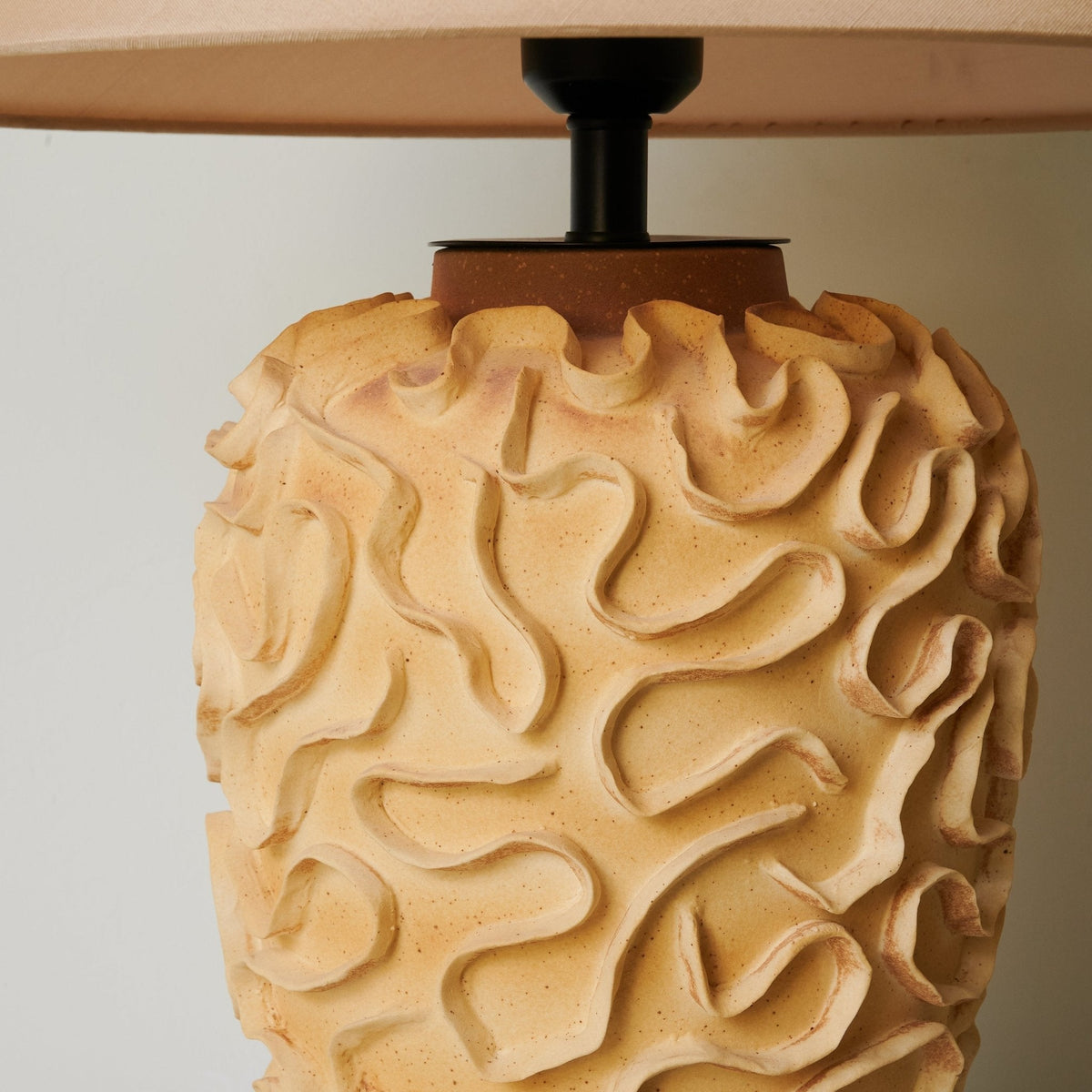 Isaac lámpara de mesa Vintage cerámica