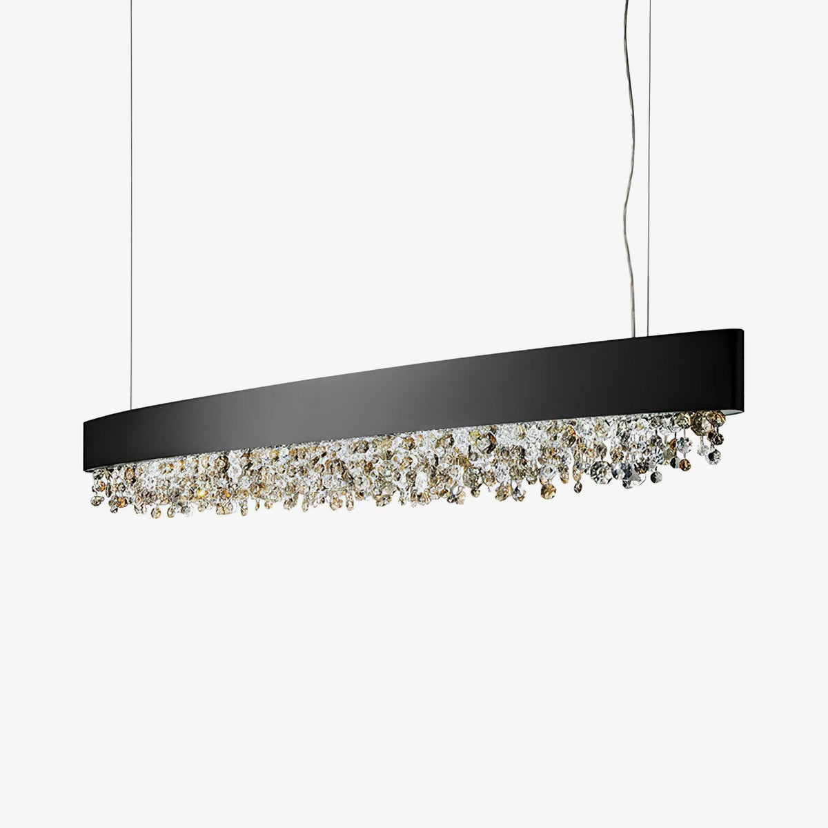Kaelan lámpara colgante moderna de lujo en cristal