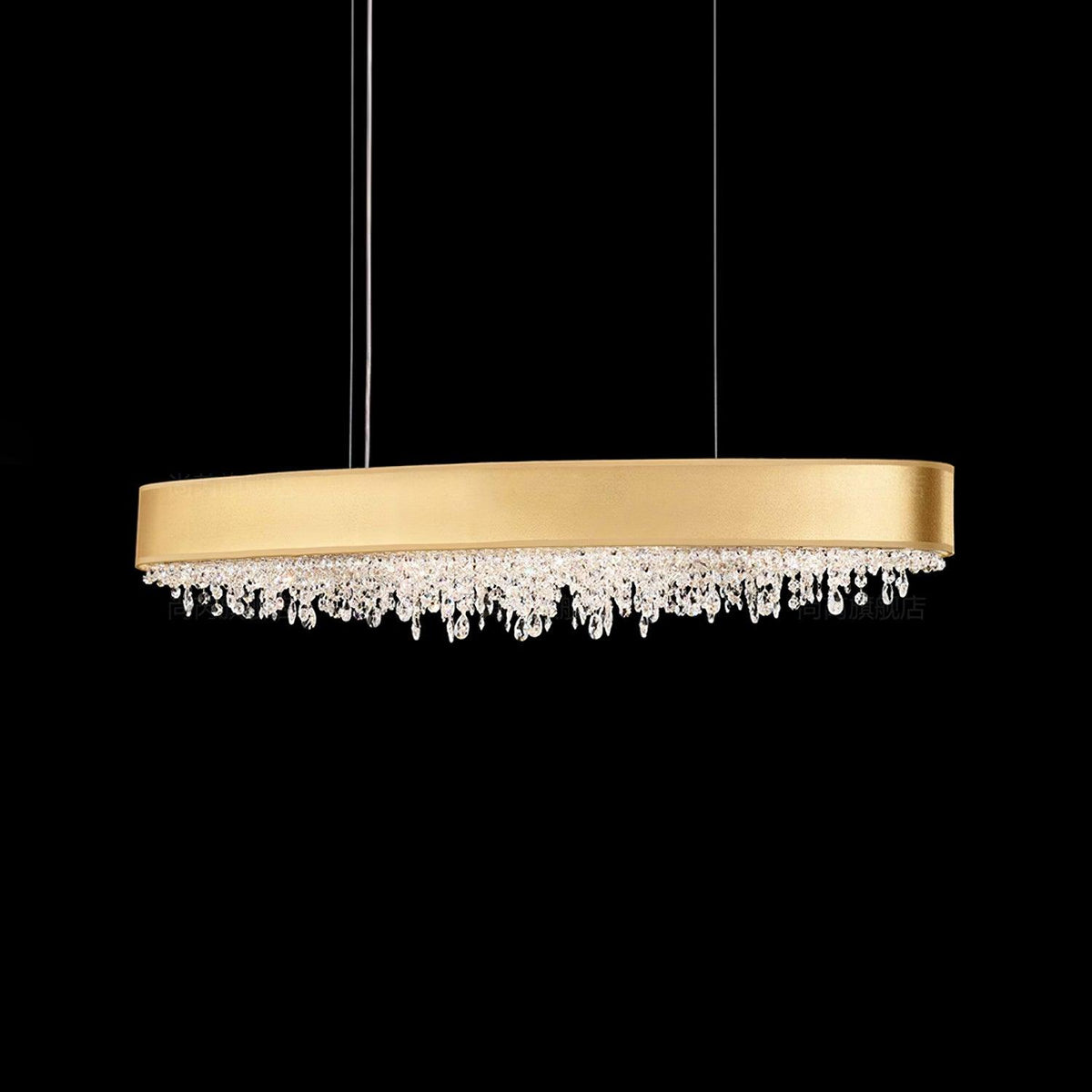 Kaelan lámpara colgante moderna de lujo en cristal
