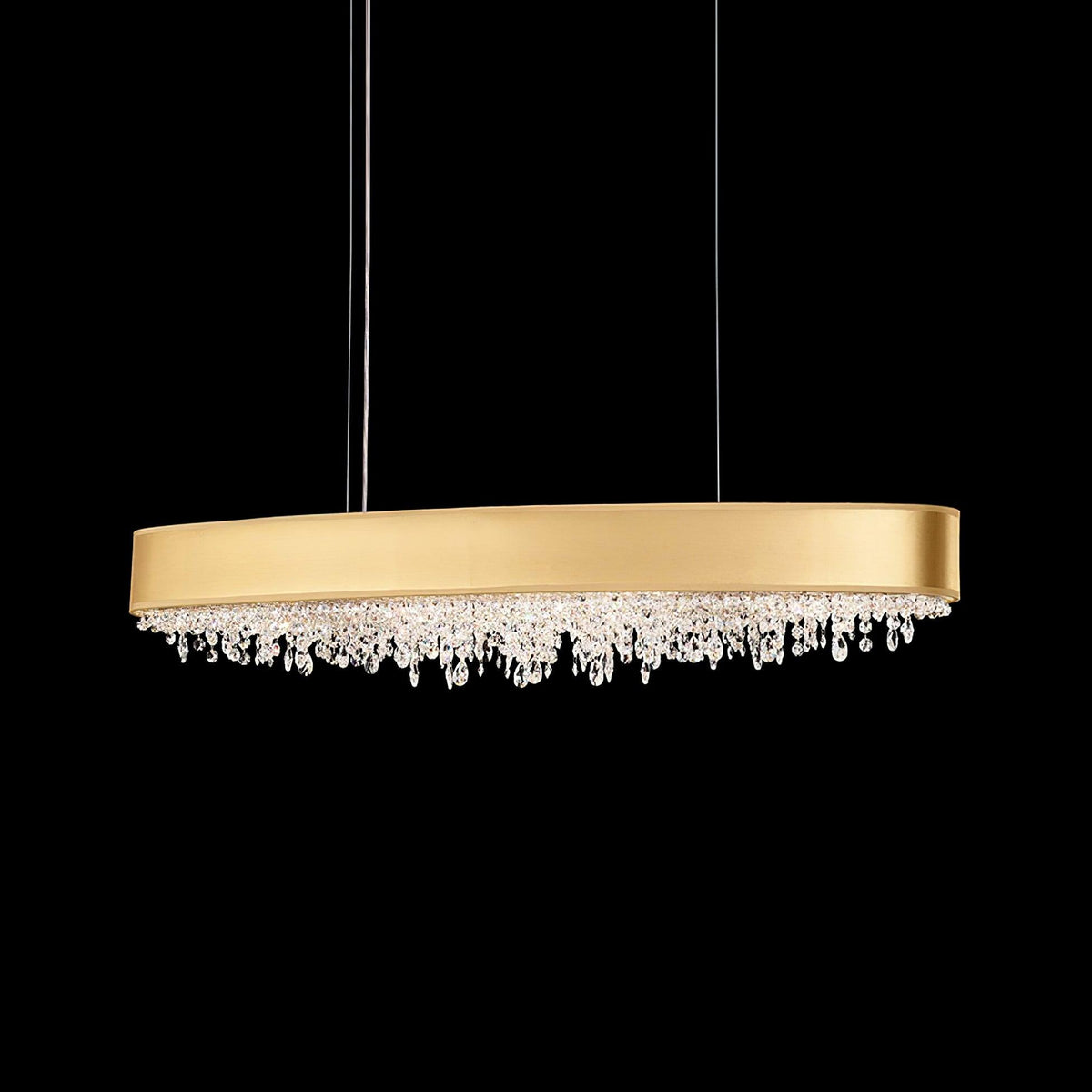 Kaelan lámpara colgante moderna de lujo en cristal