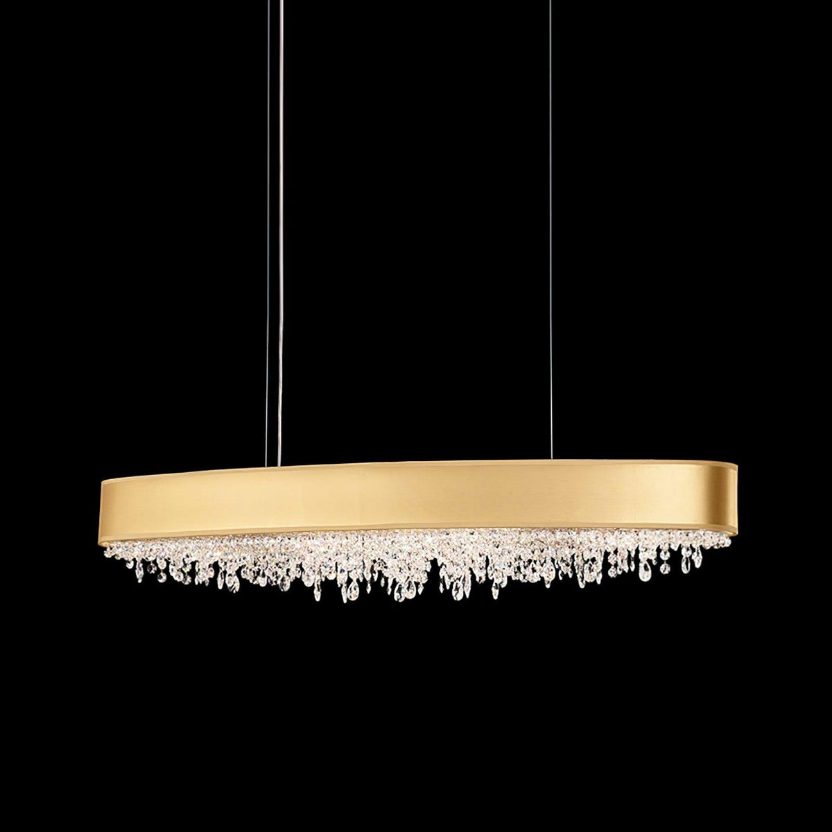Kaelan lámpara colgante moderna de lujo en cristal