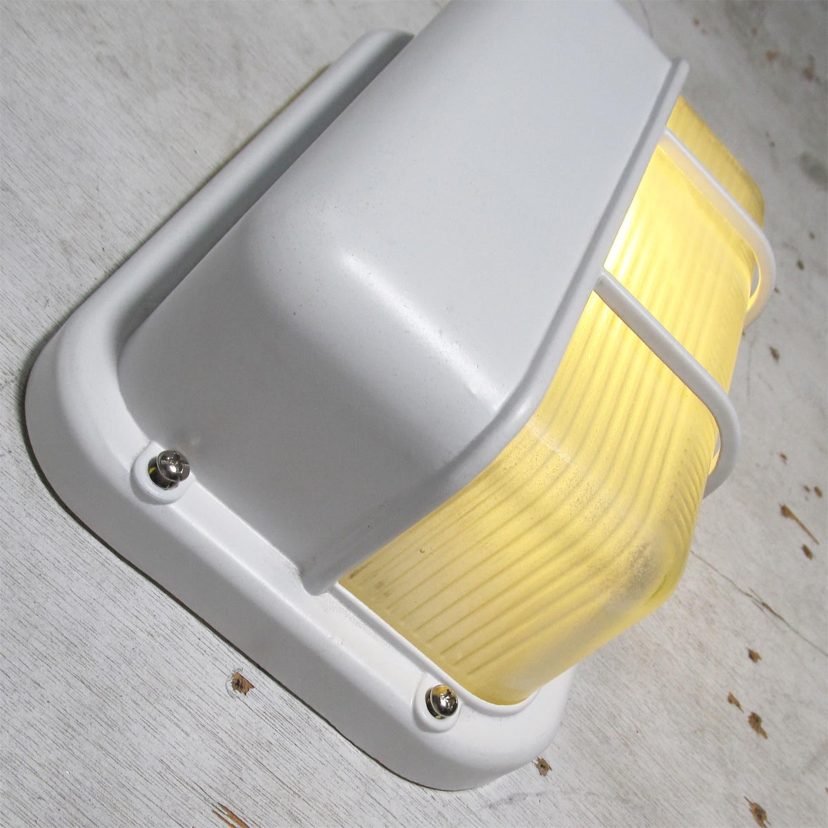 Olcarila aplique de pared vintage con vidrio exterior