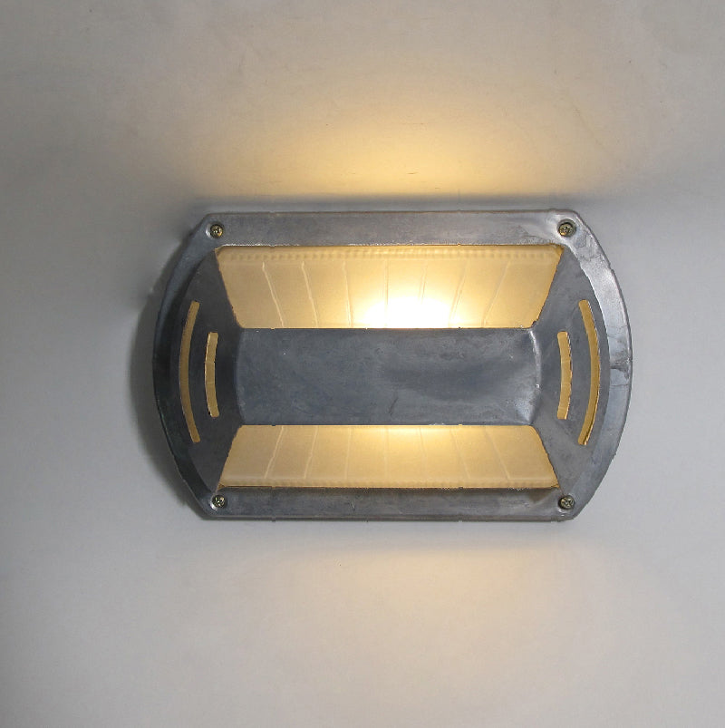 Olcarila aplique de pared vintage con vidrio exterior