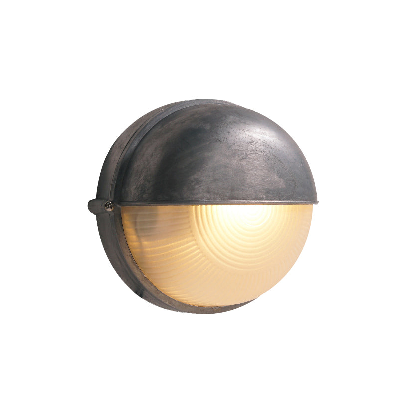 Olcarila aplique de pared vintage con vidrio exterior