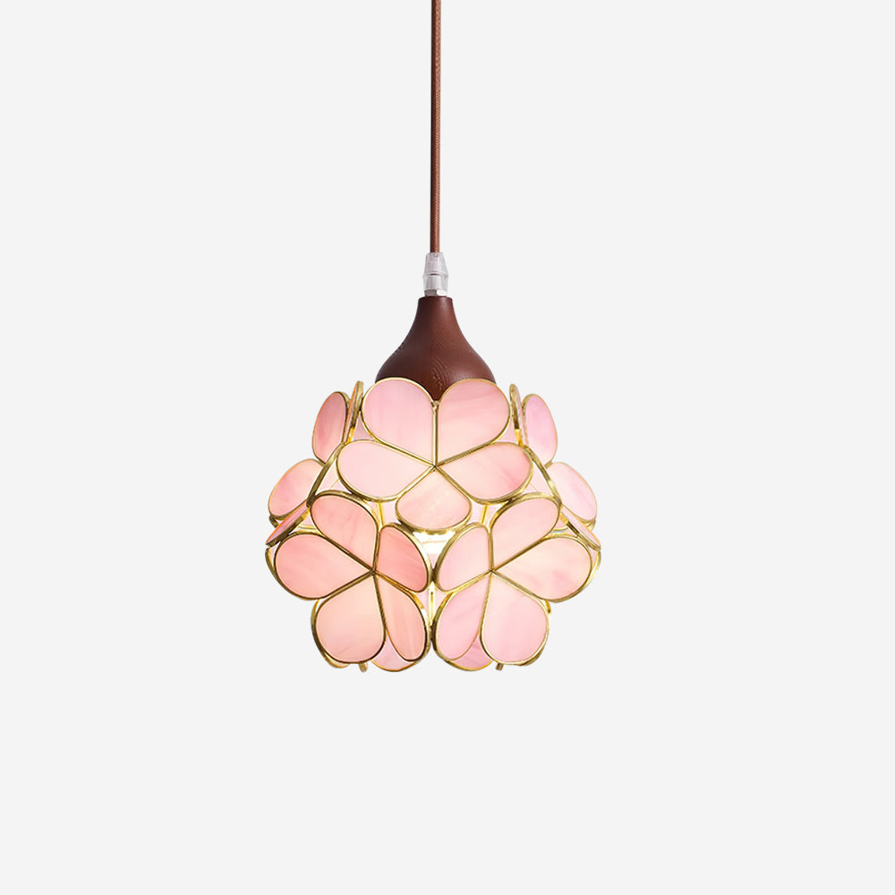 Velina lámpara colgante rosa