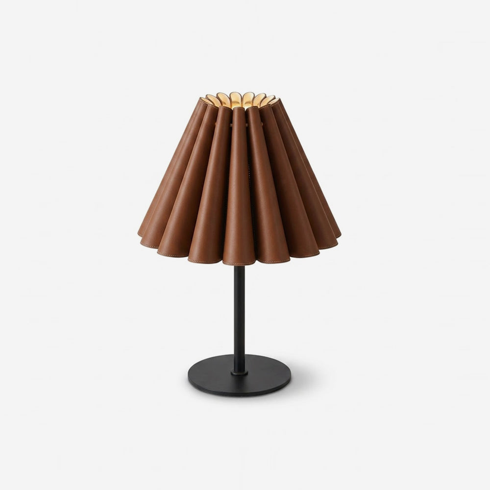 Laurel lámpara de mesa plisada