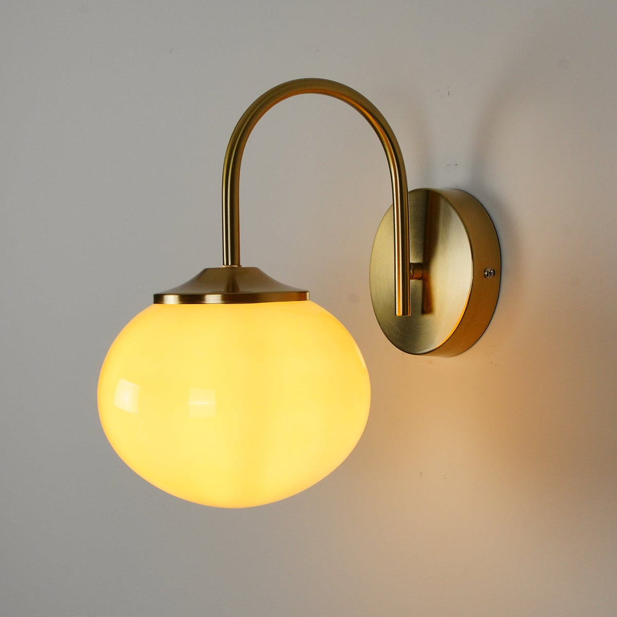 Ove aplique de pared de vidrio artístico nórdico premium