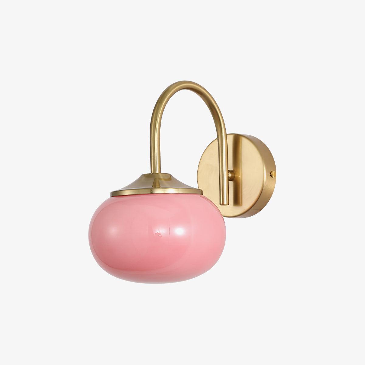 Ove aplique de pared de vidrio artístico nórdico premium