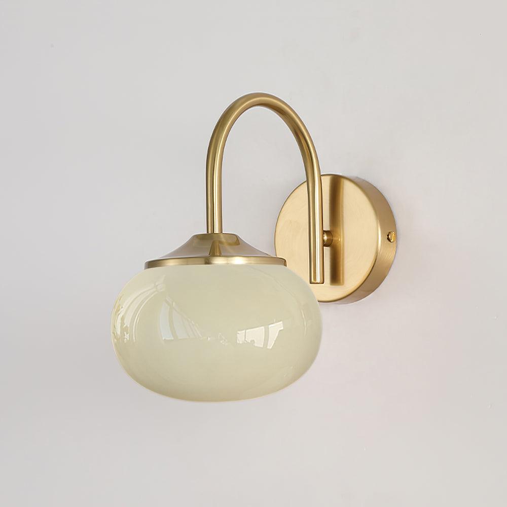 Ove aplique de pared de vidrio artístico nórdico premium