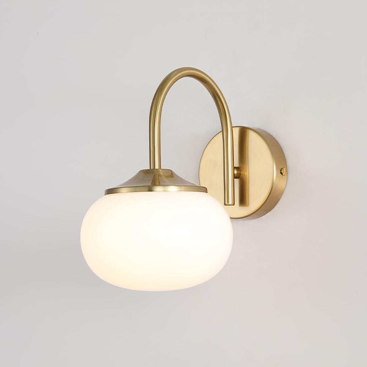 Ove aplique de pared de vidrio artístico nórdico premium
