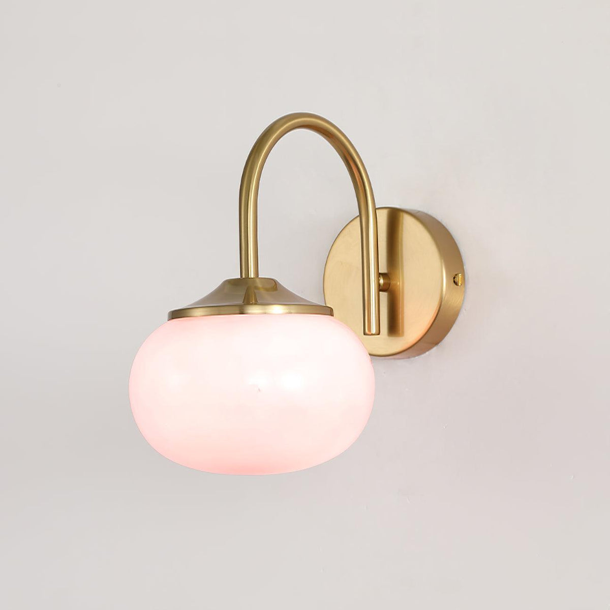 Ove aplique de pared de vidrio artístico nórdico premium