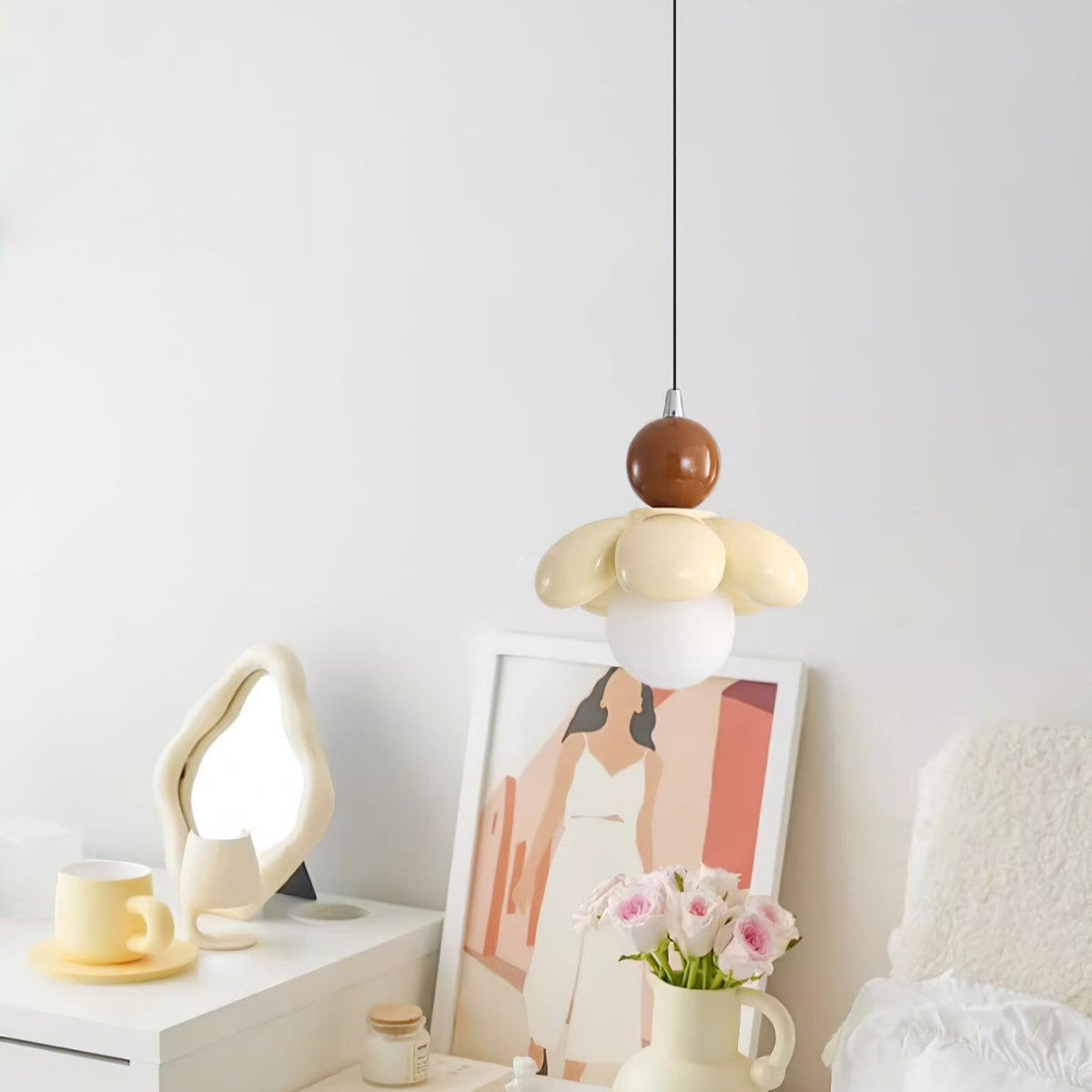 Blossi lámpara colgante con diseño floral