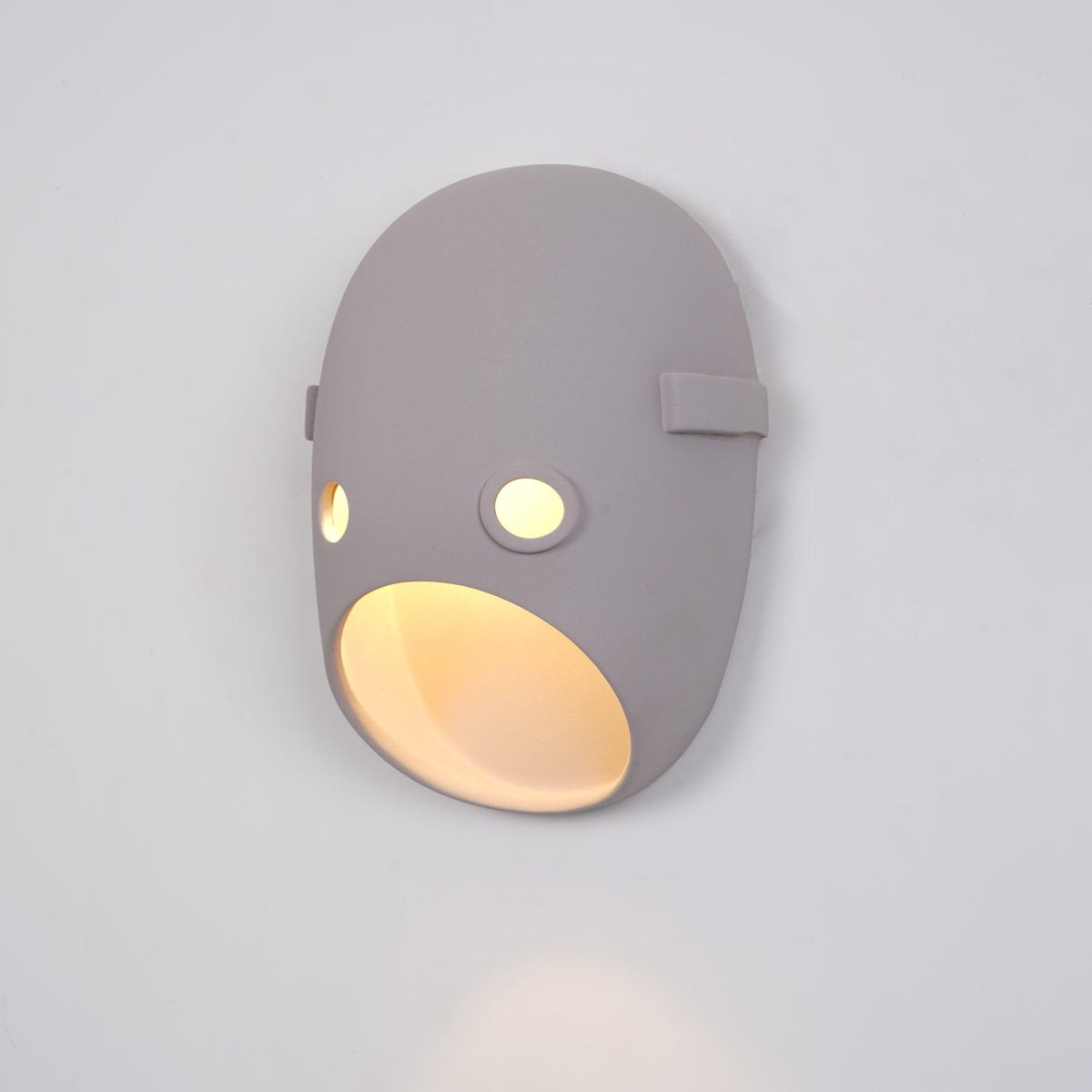 Mask aplique de pared individual creativo de resina