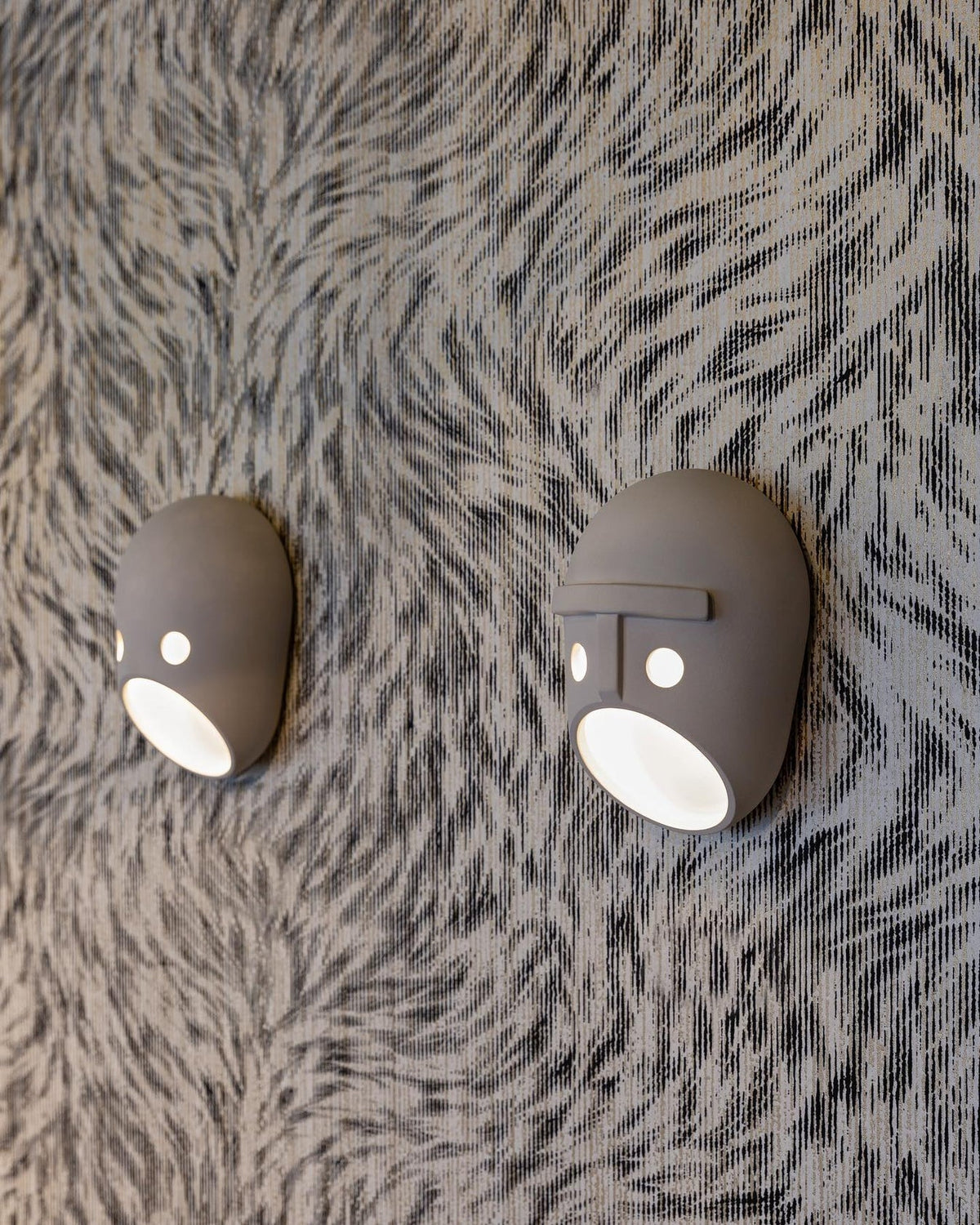 Mask aplique de pared individual creativo de resina