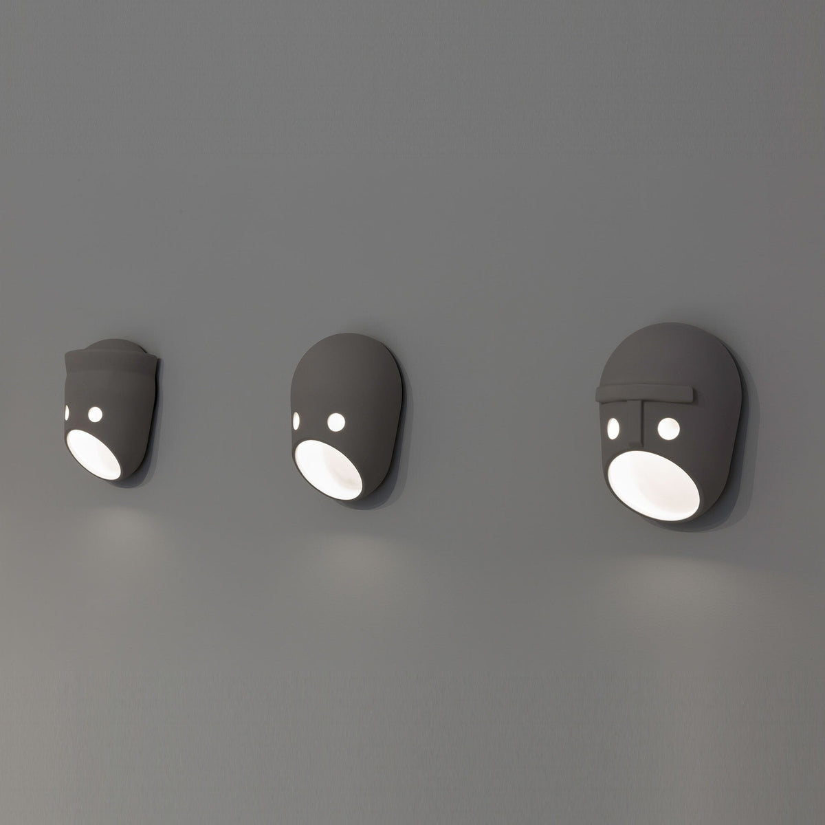 Mask aplique de pared individual creativo de resina