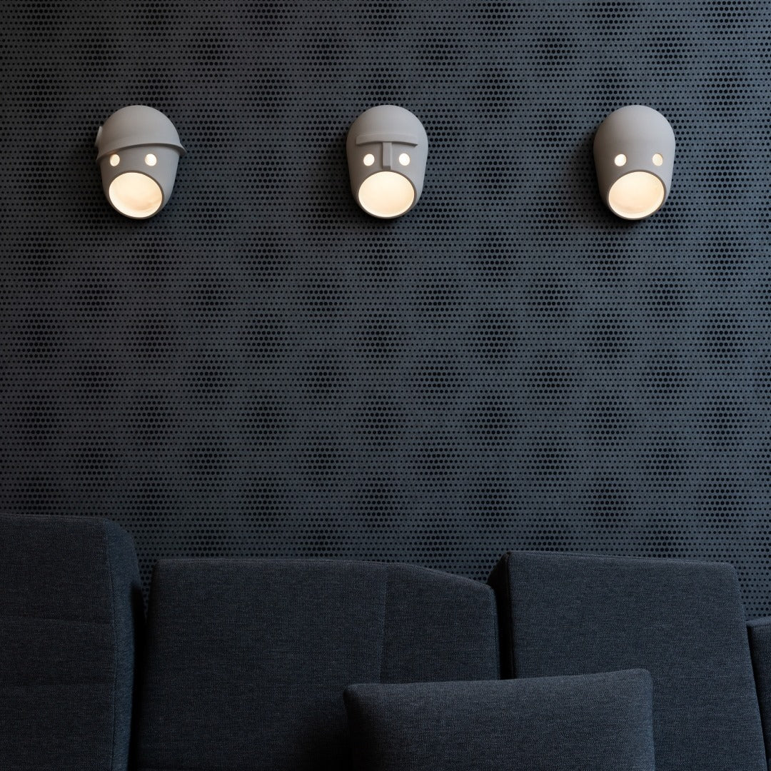 Mask aplique de pared individual creativo de resina