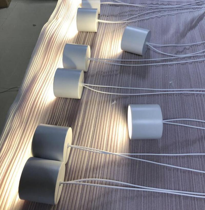 Lustra Lámpara Colgante de la Colección con Cables Delgados y Líneas