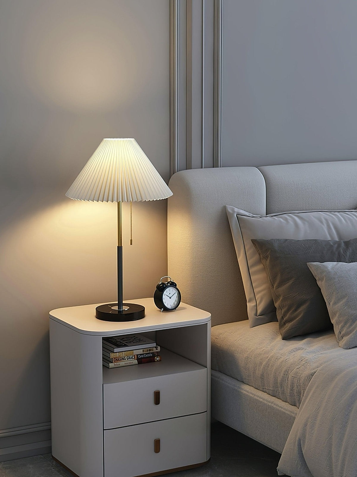 Divo lámpara de mesa minimalista de mármol