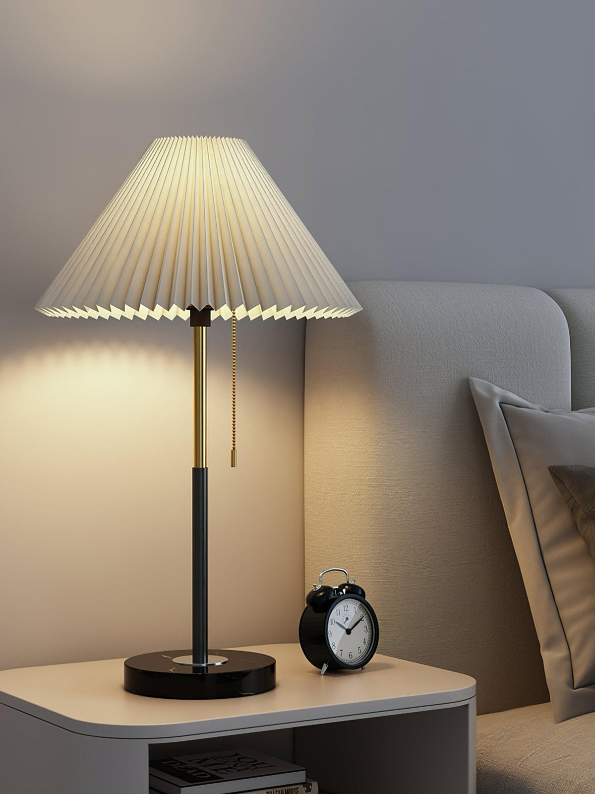 Divo lámpara de mesa minimalista de mármol