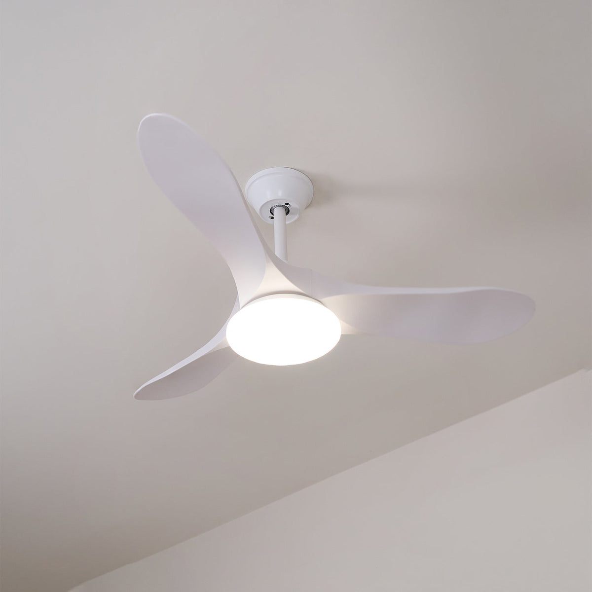 Oriken ventilador de techo con luz minimalista