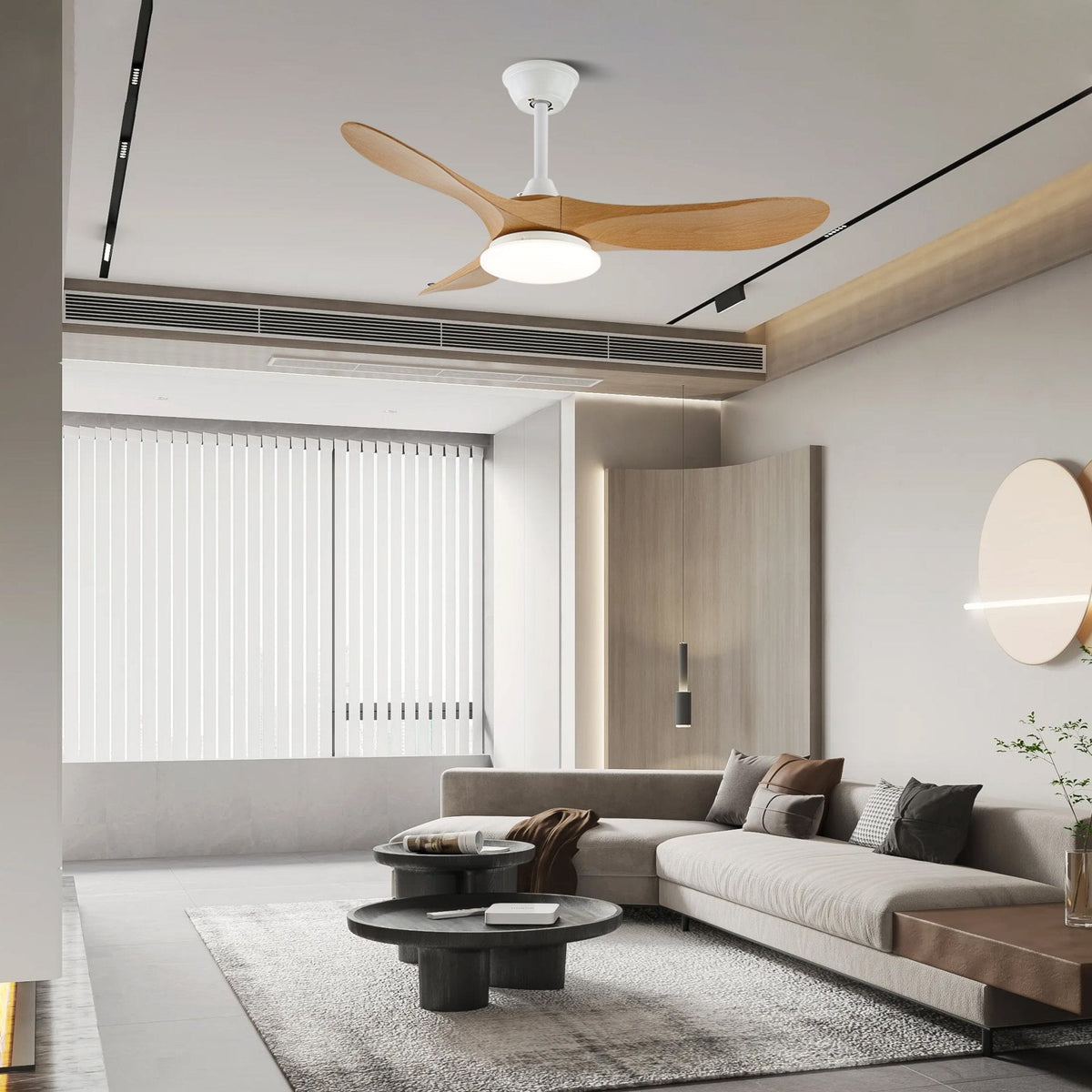 Liorueria ventilador de techo con luz