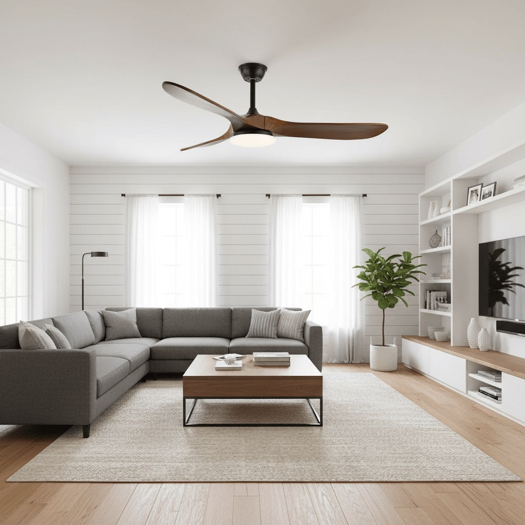 Liorueria ventilador de techo con luz